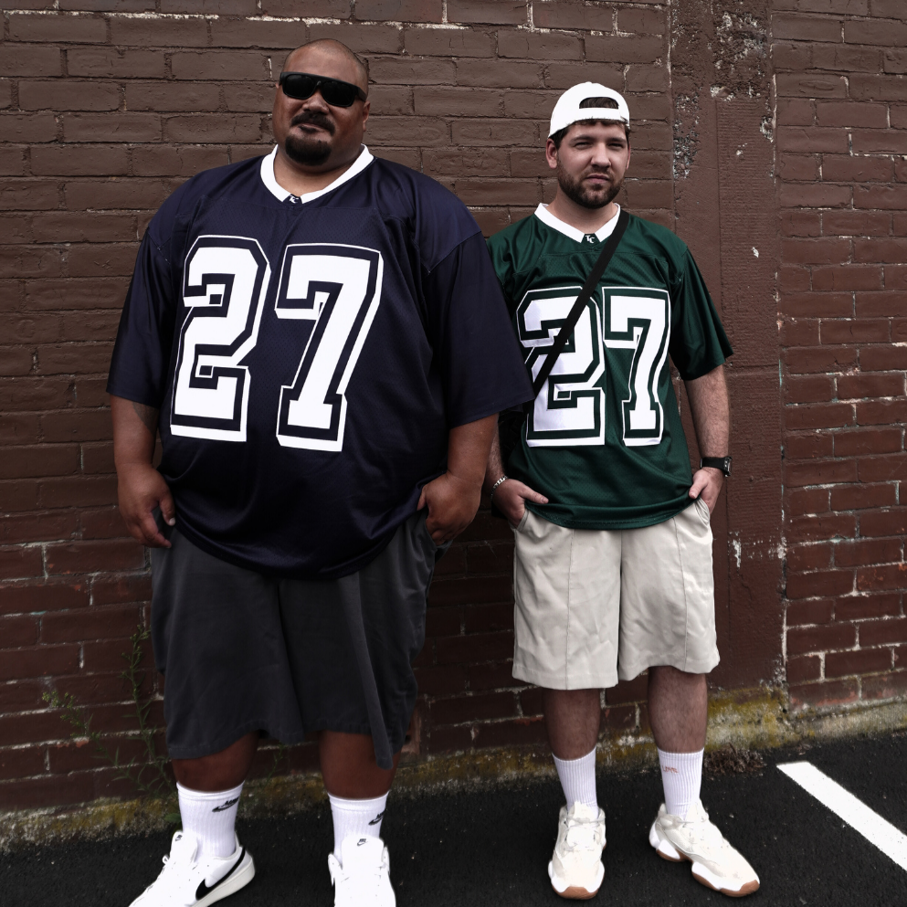 Short Sleeve Gridiron Tee | Navy