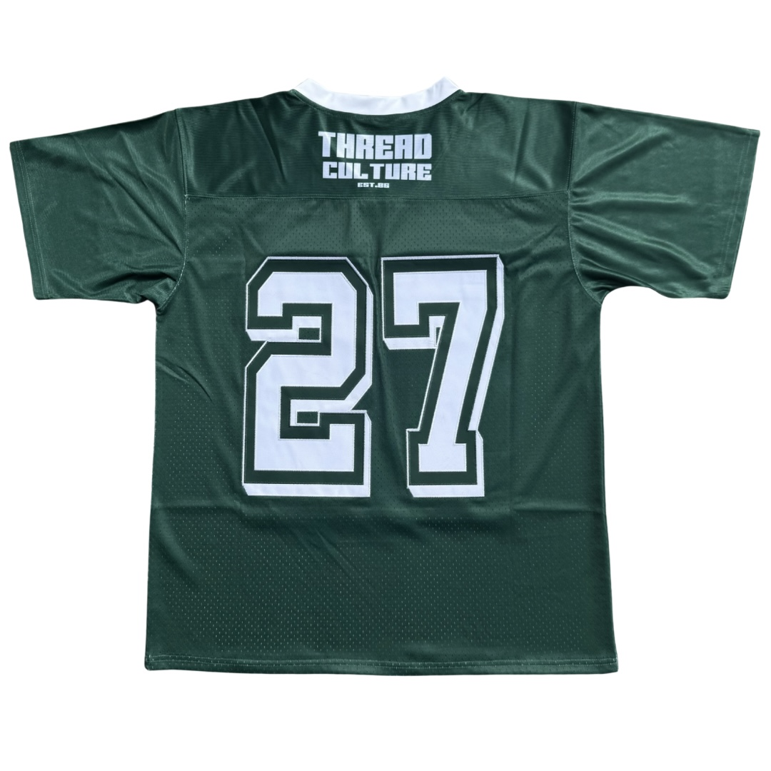 Short Sleeve Gridiron Tee | Forest Green