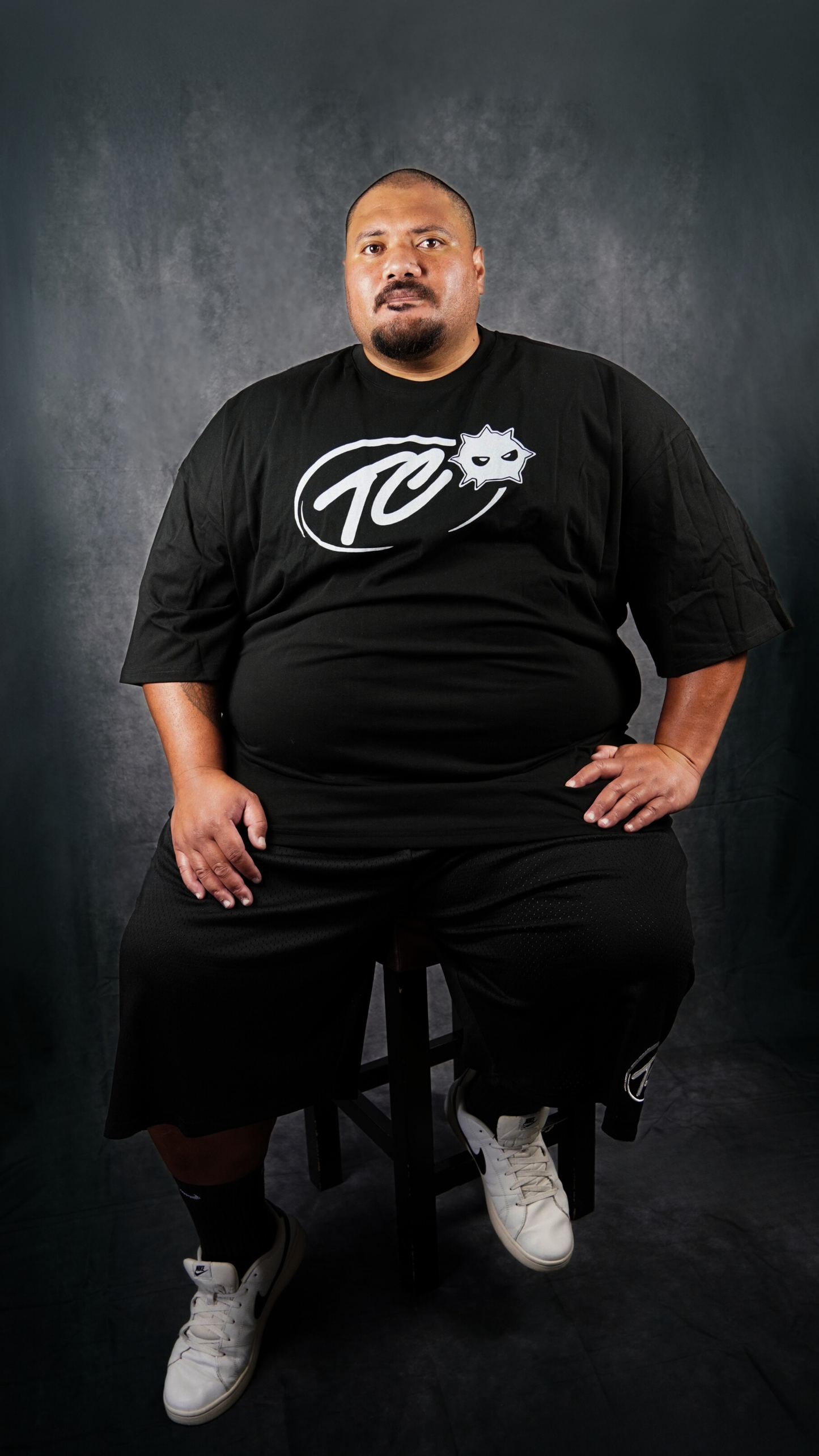 Short Sleeve Plain Tee | Black