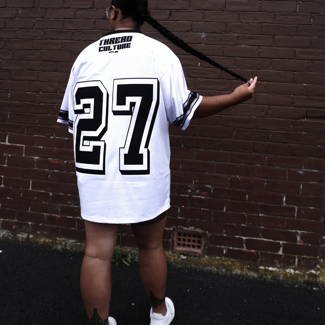 Short Sleeve Gridiron Tee | White