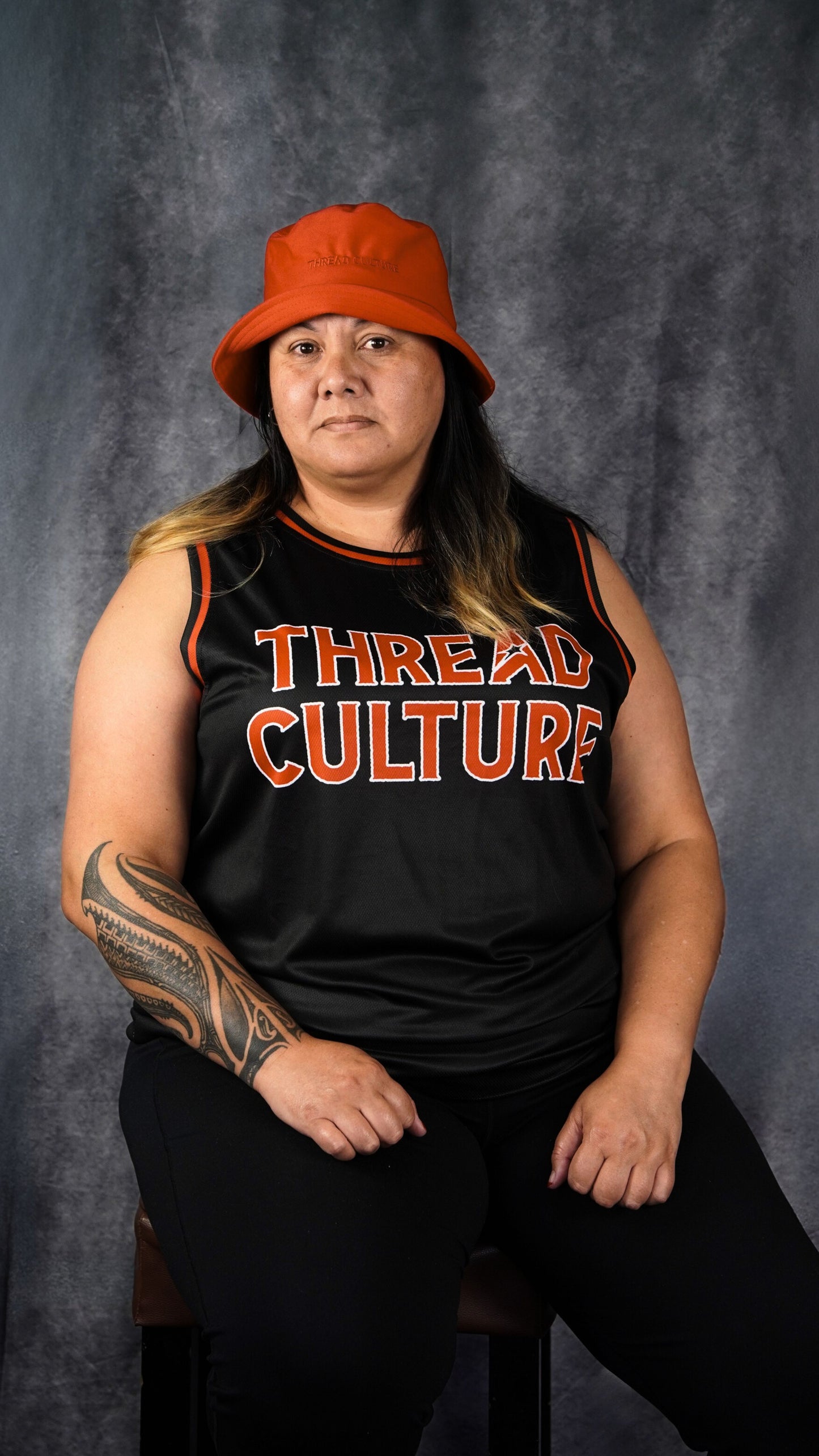 TC Light Weight Basketball Singlet | Black/Red