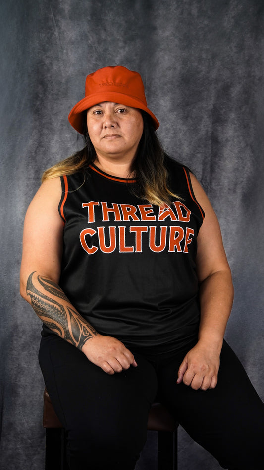 TC Light Weight Basketball Singlet | Black/Red