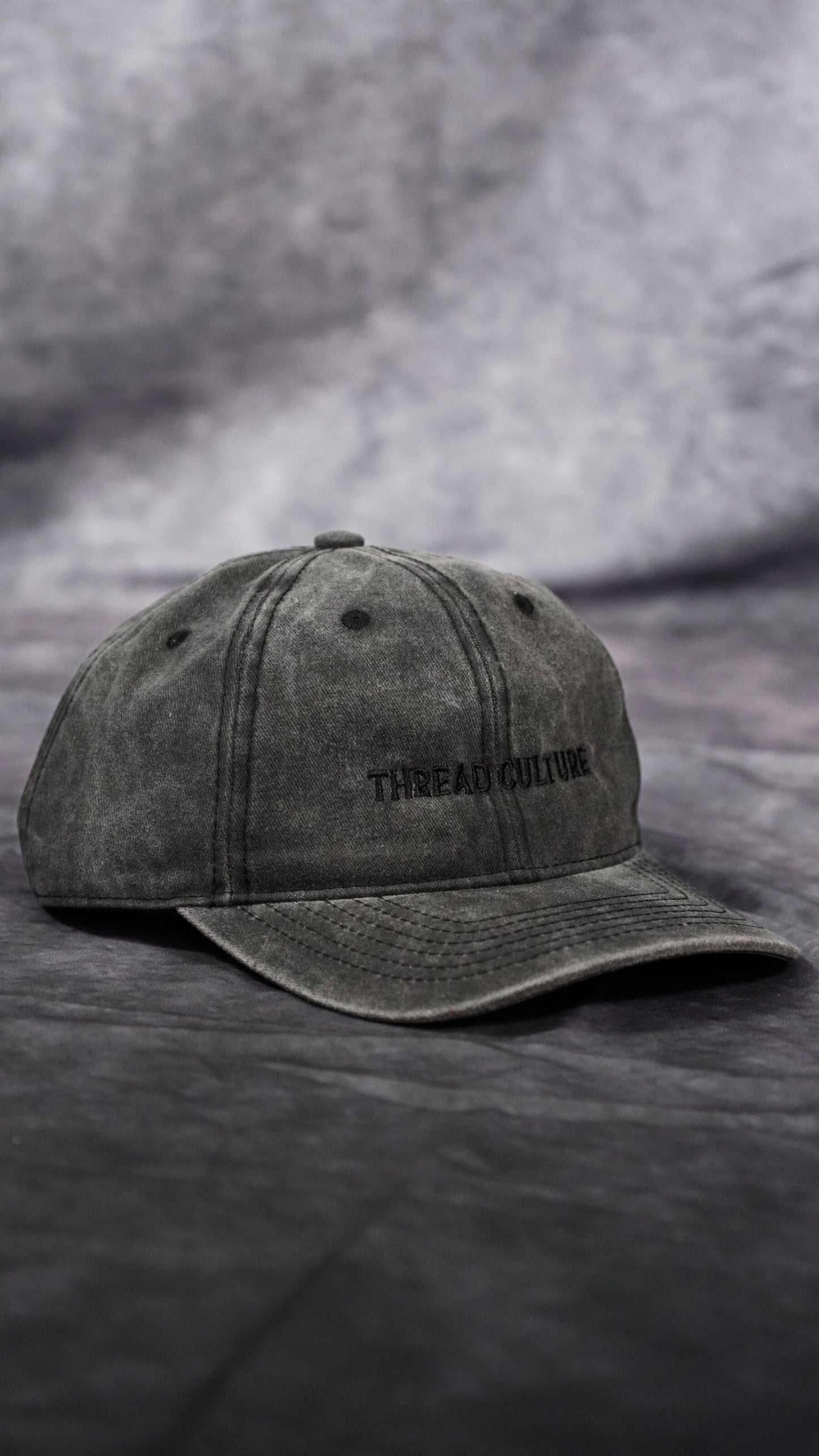 Thread Culture Baseball Cap | Ash Black